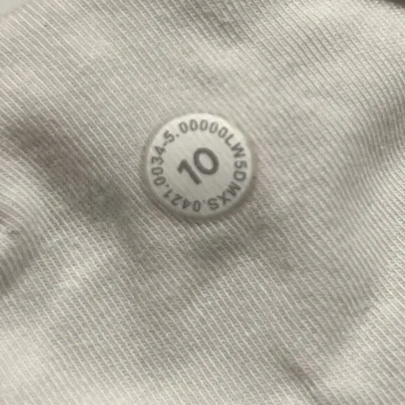 Lululemon Warm Down Jogger Women's 10 White Comfy Loungewear Casual Athleisure - Picture 13 of 13